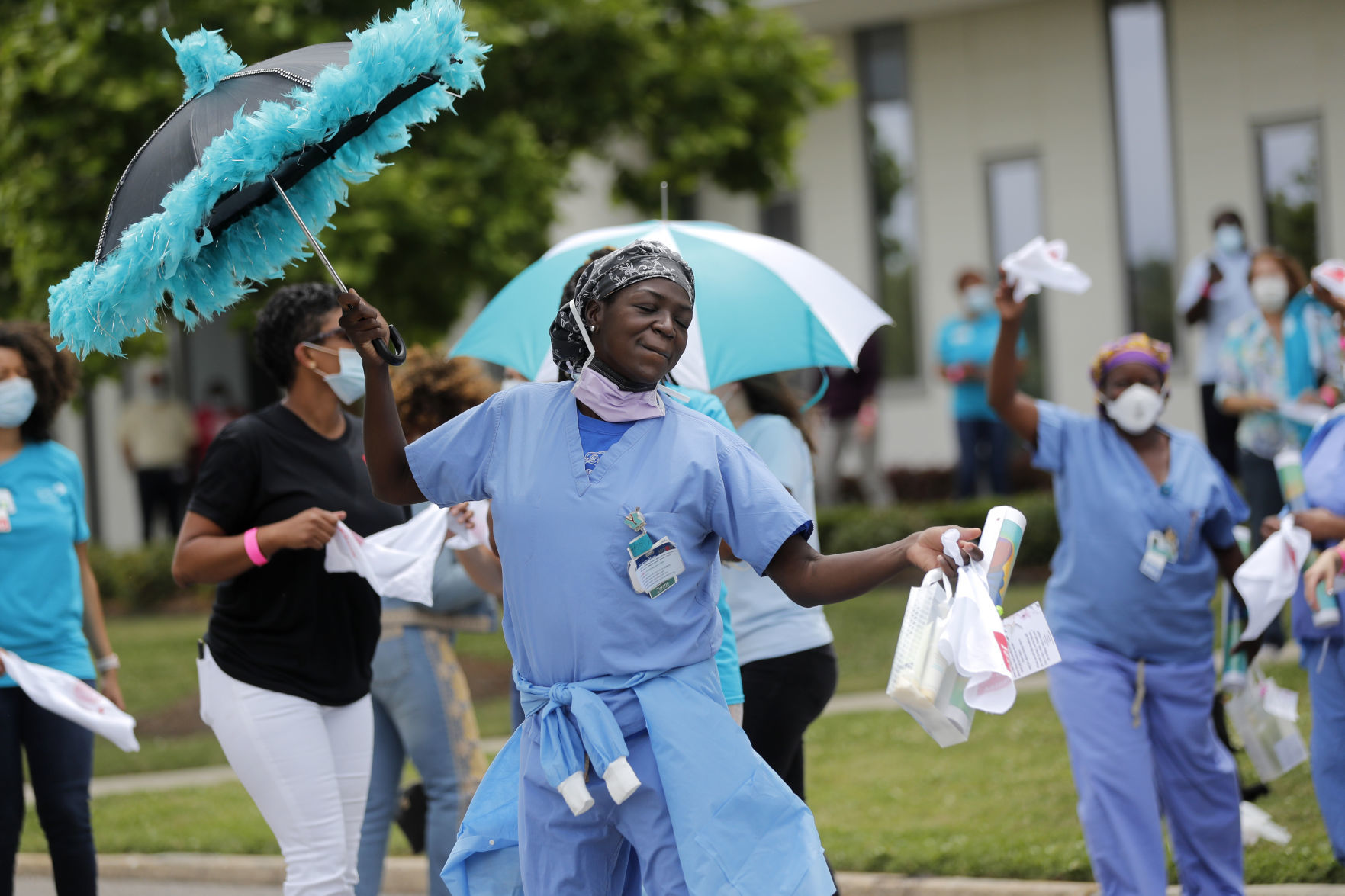 APTOPIX Virus Outbreak-One Good Thing-NOLA Serenade
